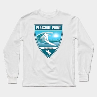 Surf Pleasure Point California Long Sleeve T-Shirt